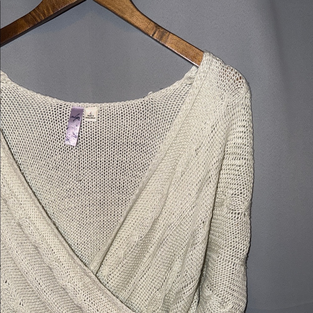 Francescas Boutique Indie Fairy Western Bohemian Knitted long sleeve size L NWOT - Picture 2 of 9